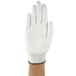 RUKAVICE BELE NAJLON XL
